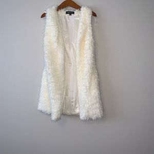 Fluffy vest